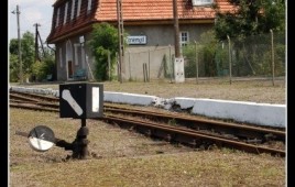 Stacja średzkiej kolejki wąskotorowej