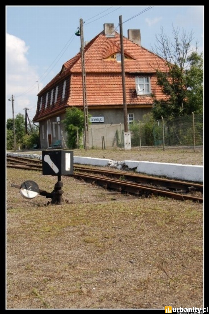 Miniaturka Stacja średzkiej kolejki wąskotorowej