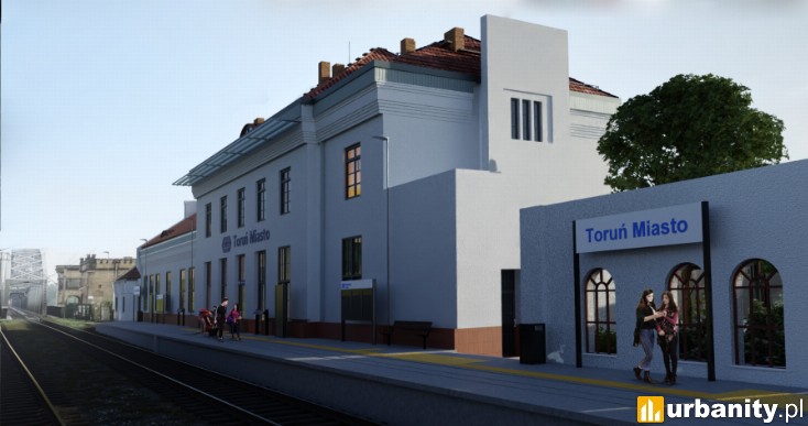 Miniaturka Dworzec Toruń Miasto