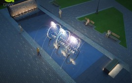 Fontanna na Placu im. Heweliusza