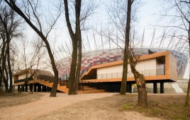 Pawilon plażowy nad Wisłą