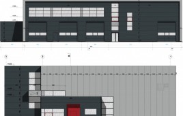 Budynek warsztatowy z myjnią dla autobusów
