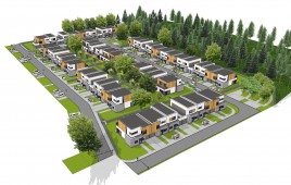 Osiedle domów jednorodzinnych