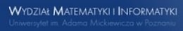 Logo Wydział Matematyki i Informatyki UAM