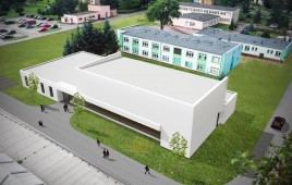 Sala sportowa przy Ośrodku Szkolno-Wychowawczym