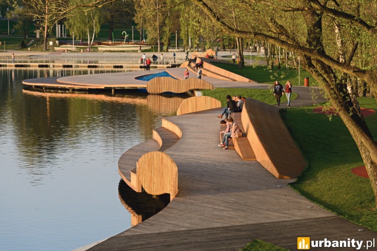 Miniaturka Zagospodarowanie wschodniego nabrzeża jeziora Paprocany