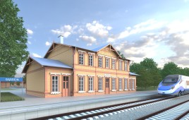 Dworzec kolejowy PKP Gąsocin