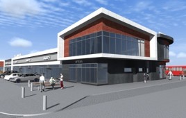 Park Handlowy E&M Markpol z dworcem autobusowym