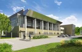 XIII Liceum im. Lisa-Kuli wraz z halą sportową