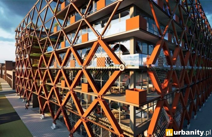 Koncepcja inwestycji Bioarma w Łodzi, wiz. materiały dewleopera