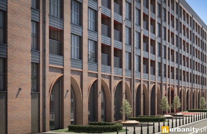 Projekt inwestycji firmy Dekpol przy Braniborskiej, wiz. Ideograf