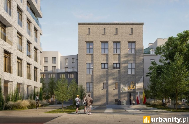 Projekt nowej inwestycji na terenie przy ulicy Brzeskiej 24, wiz. materiały inwestora
