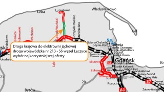 Wykonawca drugiego odcinka drogi do elektrowni jądrowej, fot. GDDKiA