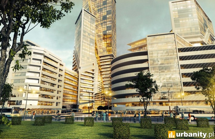 Tak w pierwotnej wersji wyglądać miała inwestycja Gdynia Międzytorze, spółki X-City, wiz. materiały inwestora