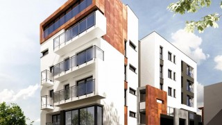 Stan surowy poznańskiej inwestycji Przystań Warta