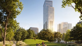 Wieżowiec nad Odrą ma już blisko 140 metrów. Luksusowy apartamentowiec blisko ukończenia