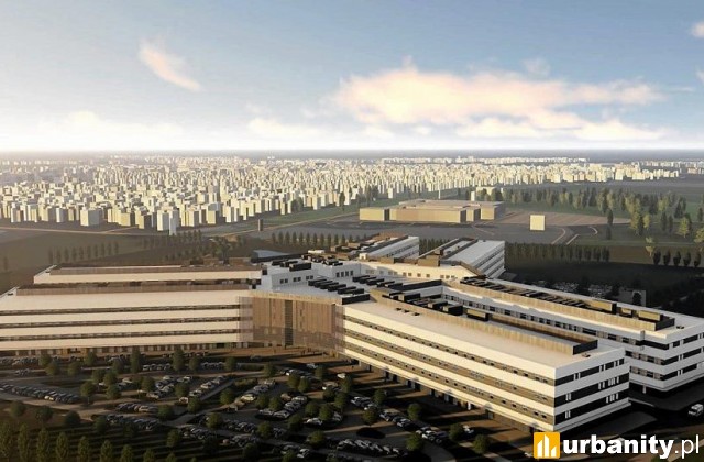 Nowy szpital onkologiczny we Wrocławiu - wizualizacja