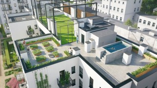 W Łodzi ruszyła budowa pierwszego budynku w Polsce z wielofunkcyjnym boiskiem na dachu i basenem