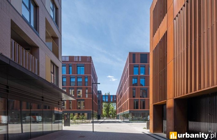 Biurowce w kompleksie Fuzja w Łodzi, fot. materiały prasowe