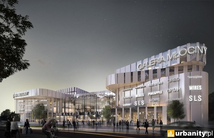 Projekt Galerii Młociny w Warszawie