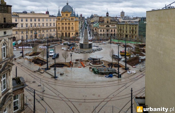 Kończy się przebudowa placu Wolności w Łodzi, fot. LODZ.PL