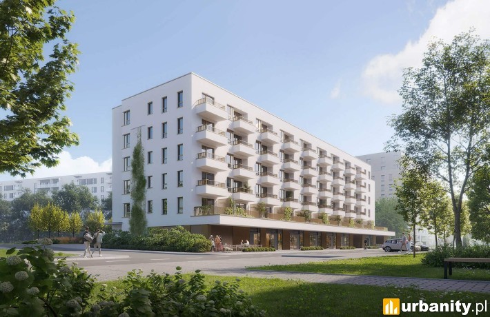 Projekt inwestycji Splot Wola na Odolanach, wiz. materiały dewelopera
