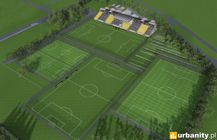 Koncepcja nowego stadionu Wieczystej Kraków, fot. materiały prasowe
