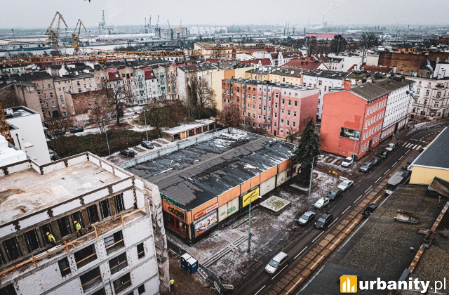 Ruszają wyburzenia na działce przy ulicy ulicy Parkowej, fot. Marina Developer