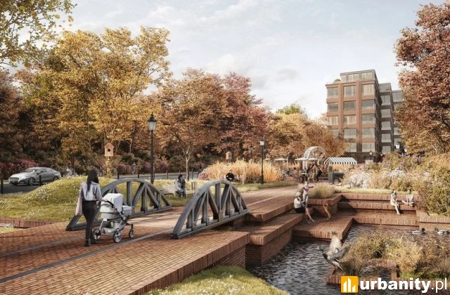 Projekt inwestycji T17 w Łodzi, wiz. materiały inwestora
