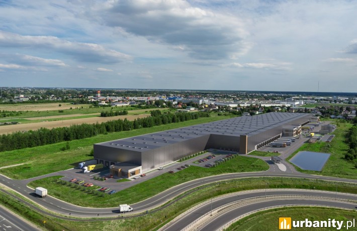 Warsaw II Logistics Centre z lotu ptaka