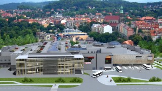 Zawieszono wiechę na budowie CH Nowy Rynek w Jeleniej Górze