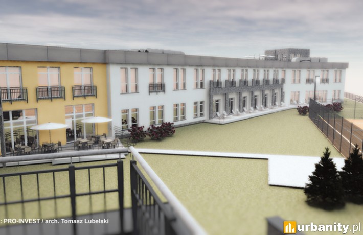 Centrum Rehabilitacyjno-Lecznicze Medpharma zostanie rozbudowane, wiz. materiały inwestora