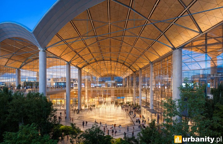 Najnowsze wizualizacje przedstawiające Centralny Port Komunikacyjny, wiz. materiały inwestora