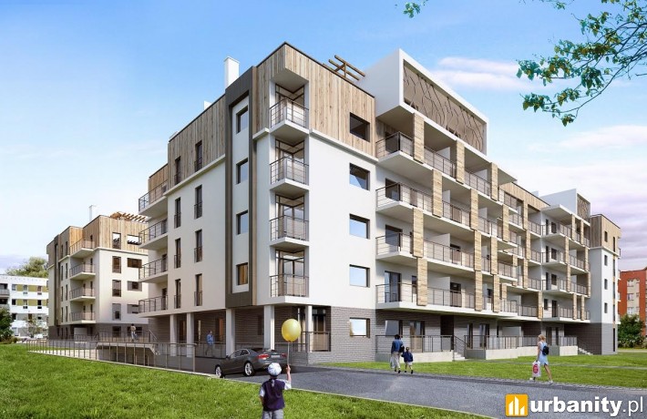 Wizualizacja inwestycji Wschodnia 19 w Luboniu