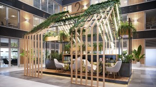 Ogród w biurowcu Marynarska Point 2