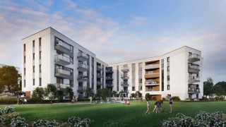 Stan surowy osiedla Ligia w Warszawie