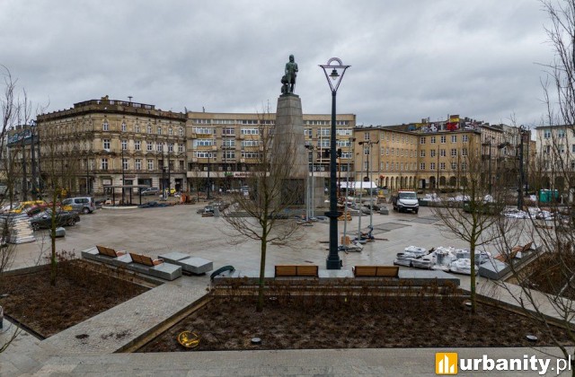 Kończy się przebudowa placu Wolności w Łodzi, fot. LODZ.PL