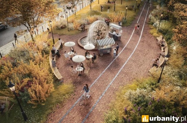 Projekt inwestycji T17 w Łodzi, wiz. materiały inwestora