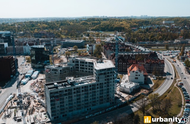 Wiecha na budowie I etapu inwestycji Żurawie, fot. YIT