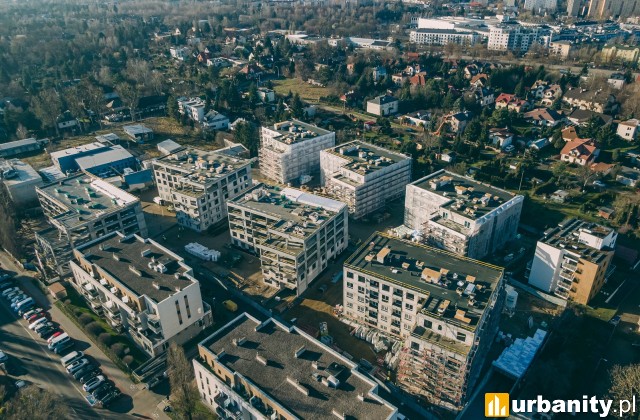 Postęp prac na budowie II etapu osiedla Blanco w Pruszkowie, fot. Acciona