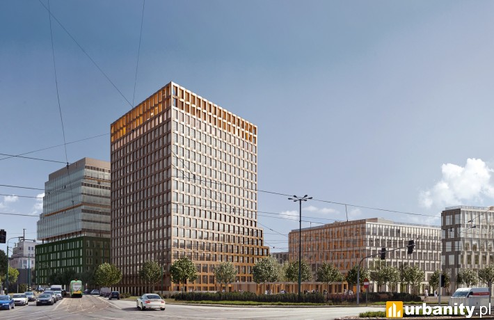 Budynek E w kompleksie Nowy Rynek - wizualizacja