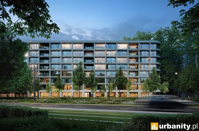 Saski Park Apartments - projekt inwestycji w centrum Warszawy, wiz. materiały dewelopera