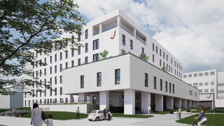 Nowy szpital pediatryczny przy Szpitalu Uniwersyteckim w Bydgoszczy, wiz. mat. inwestora