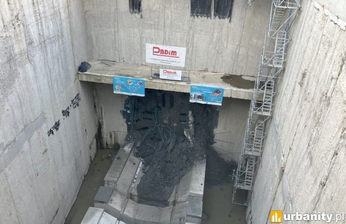 TBM Faustyna przed czasem na mecie trzeciego tunelu jednotorowego w Łodzi, fot. tunel-laczypolske.pl