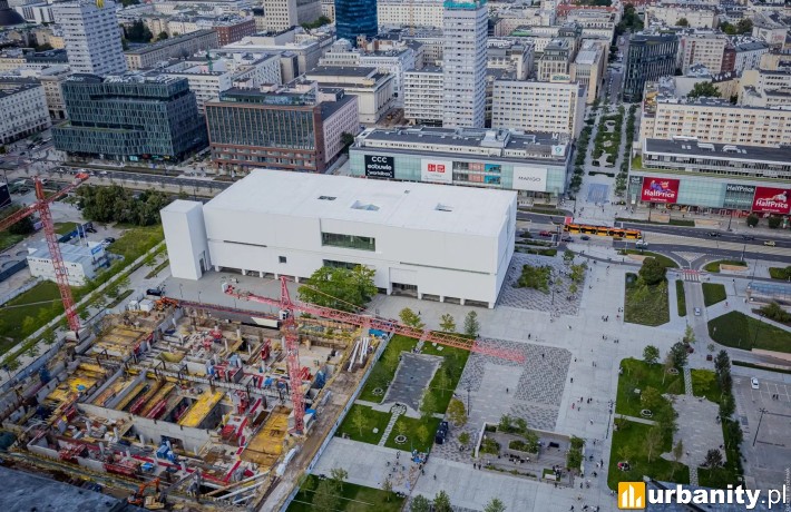 Budowa nowej siedziby TR Warszawa, fot. Robert Woźniak
