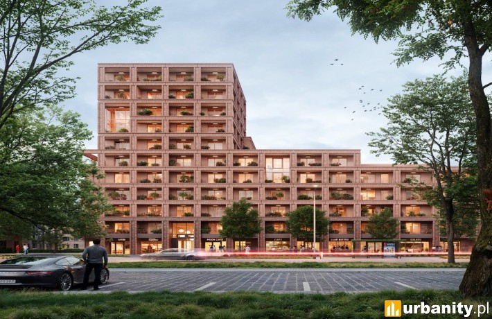 Projekt inwestycji Wielka 16 we Wrocławiu, wiz. Toscom