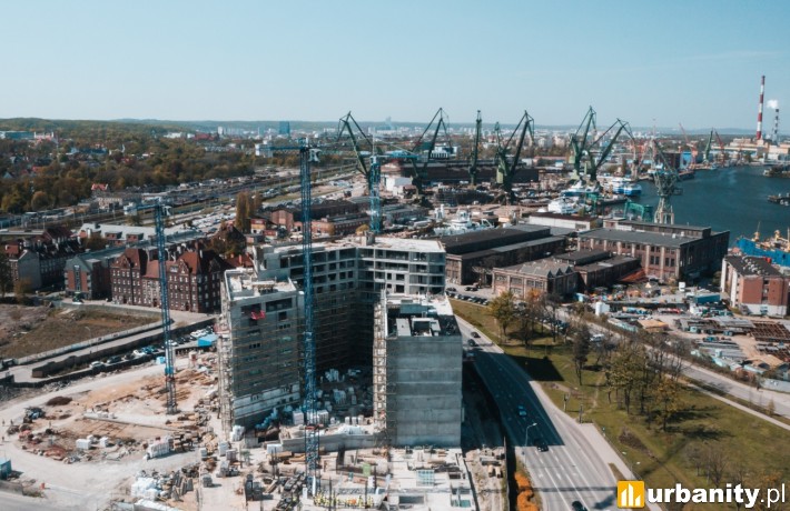 Wiecha na budowie I etapu inwestycji Żurawie, fot. YIT