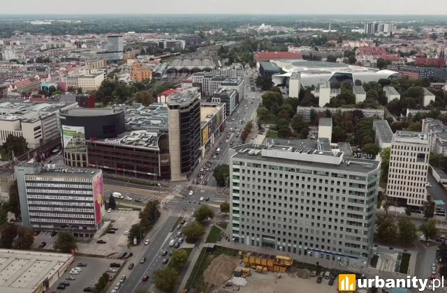 Arkady Wrocławskie z lotu ptaka, fot. Documentario