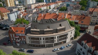 Planowany biurowiec firmy Zachód Nieruchomości na starówce w Zielonej Górze, fot. Zachód Nieruchomości