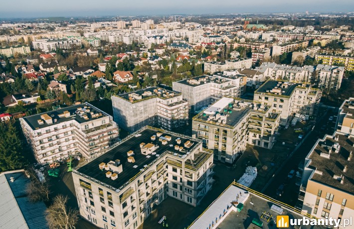 Postęp prac na budowie II etapu osiedla Blanco w Pruszkowie, fot. Acciona
